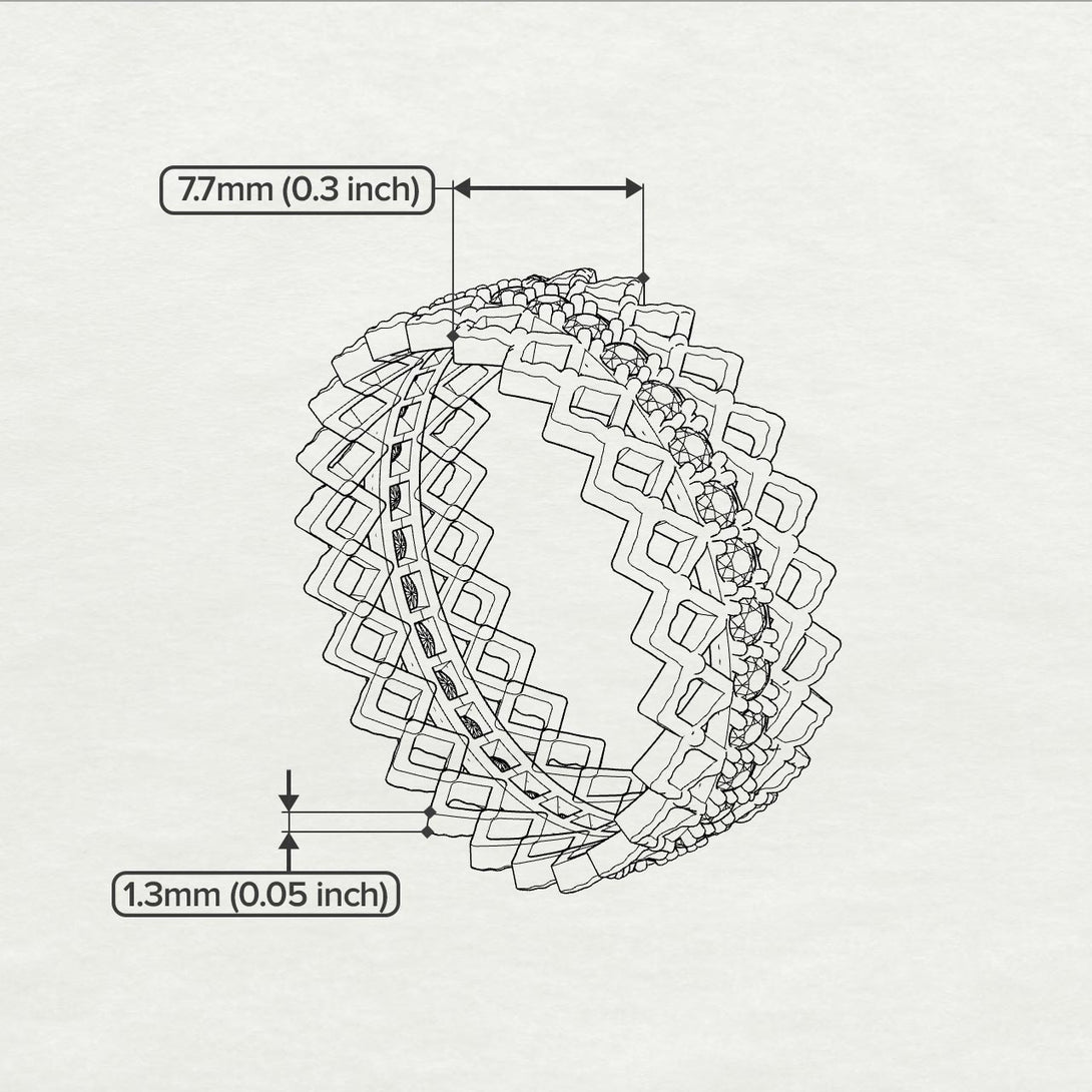 Crown Ruby Band - Hadley No. 10